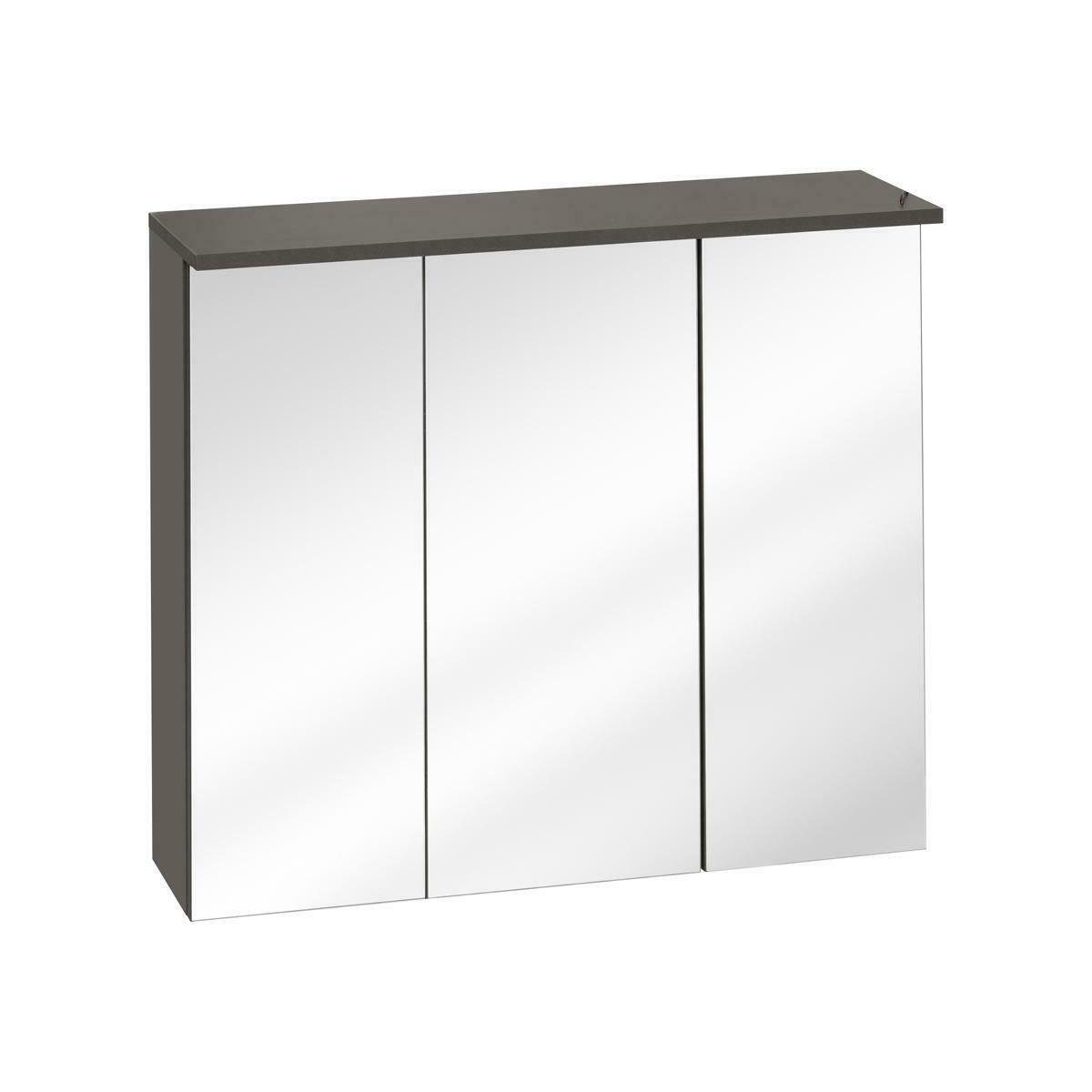 JVmoebel Badezimmerspiegelschrank Spiegelschrank Badezimmerschrank mit Spiegel 80 cm LED