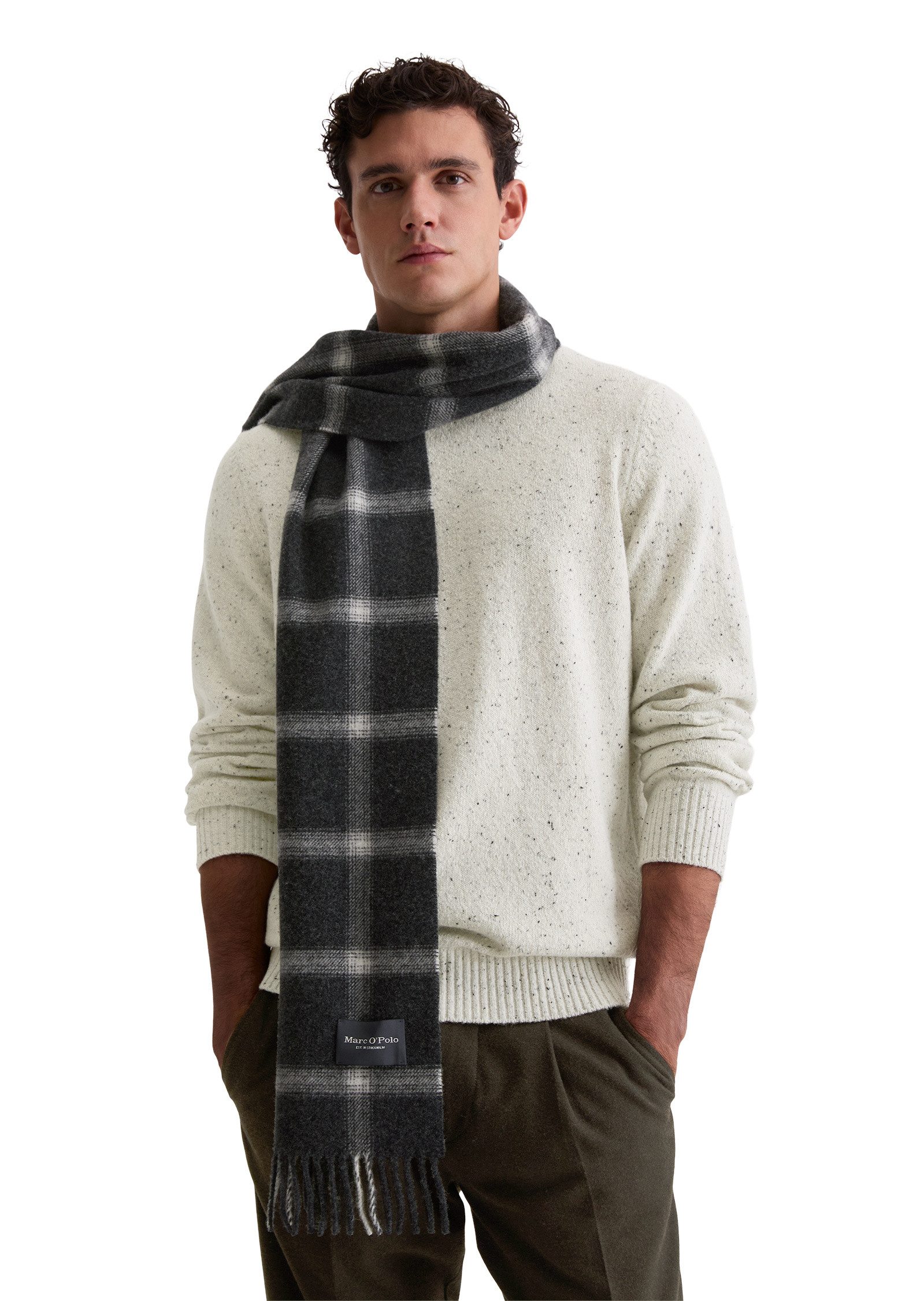 Marc O'Polo Schal aus weicher Schurwolle