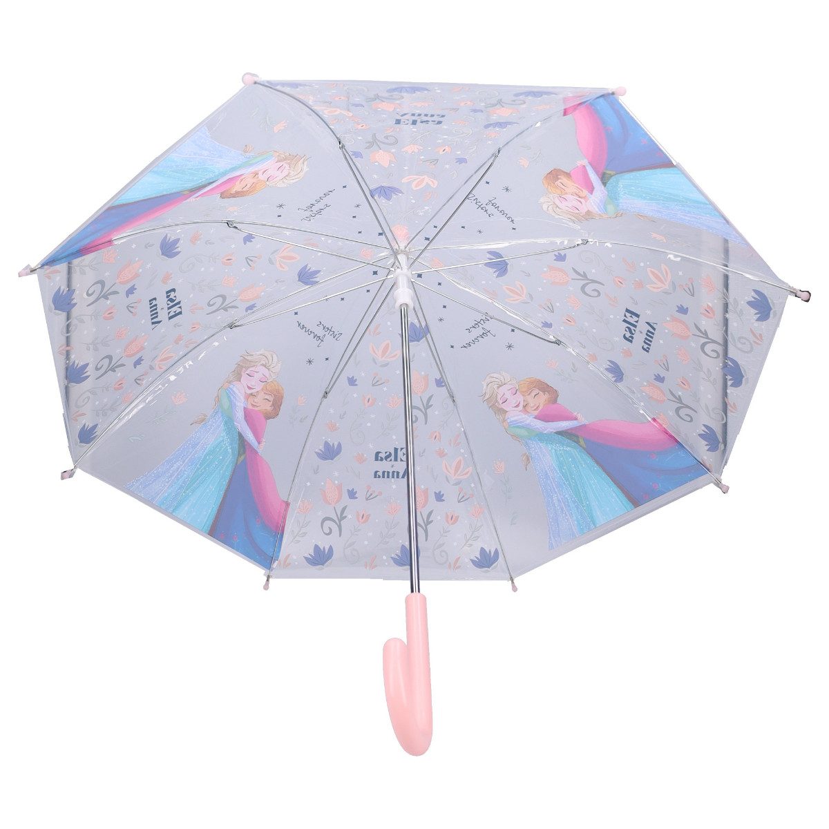 Disney Langregenschirm Frozen II Ø 71 cm Kinderregenschirm mit Elsa Anna Motiv