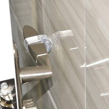 Rnemitery Wandtürstopper Türklinkenpuffer zum Schutz Von Wänden und Möbeln, 18mm, 6er Set (6 St)