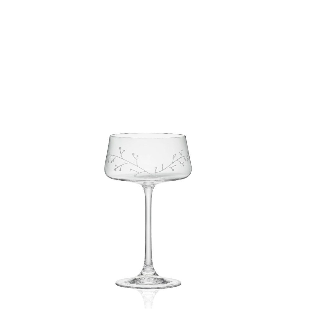 Sektglas Sektschale Sektglas Kristallglas Frozen 2 x 220 ml klar