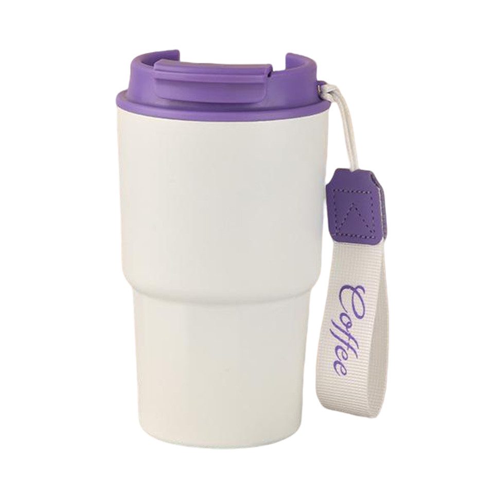 Coonoor Thermobecher Kaffee Becher to go mit Deckel aus Edelstahl, Trinkbecher, lassic Isolierbecher, 100% dicht, spülmaschinenfes