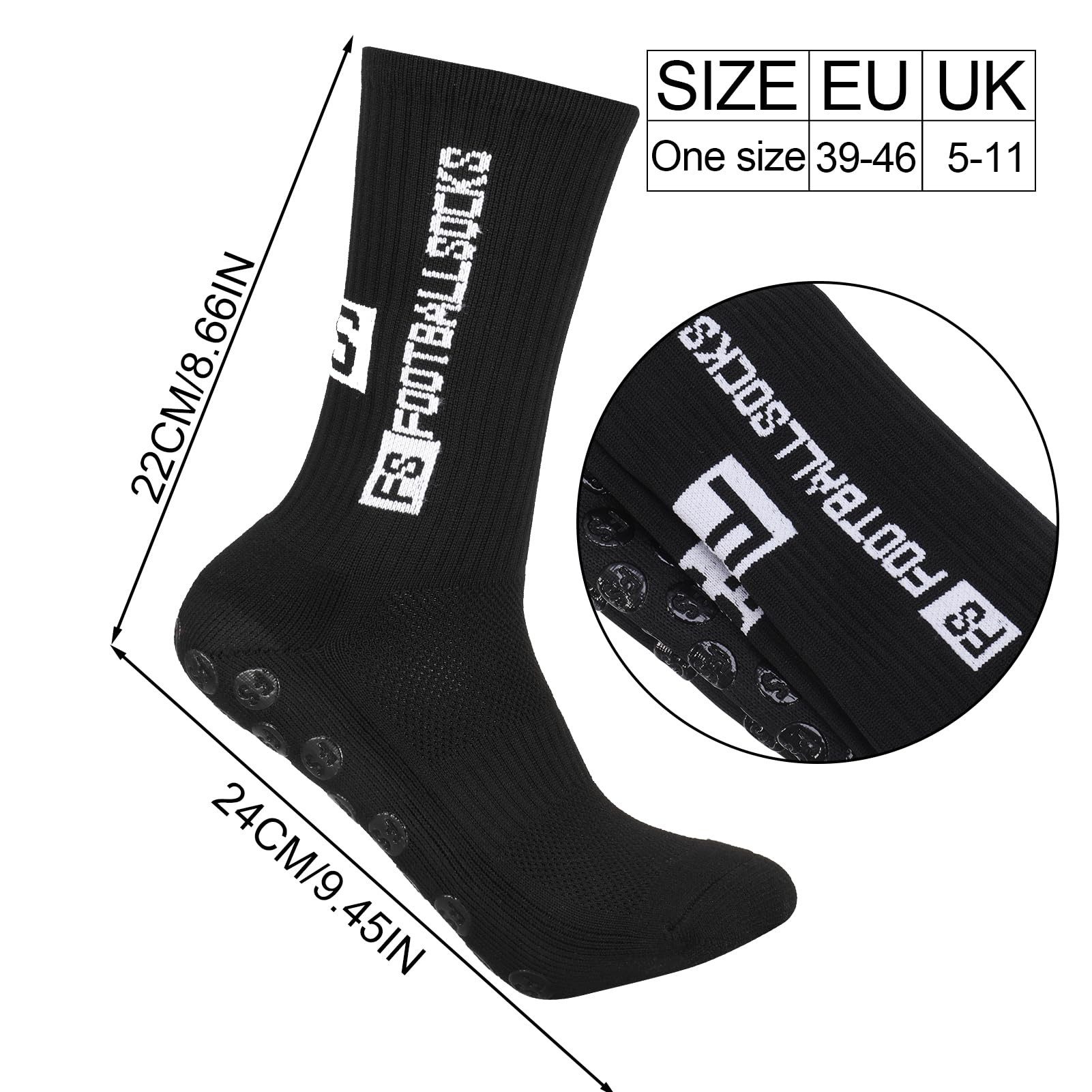 ZEUOPQ Sportsocken Sportsocken Rutschfeste Grip Fußballsocken günstig online kaufen