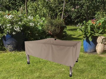 PEREL Gartenmöbel-Schutzhülle (1-St), Abdeckung Garten-Tisch bis 180cm Abdeckhaube Lounge-Möbel Atmungsaktiv