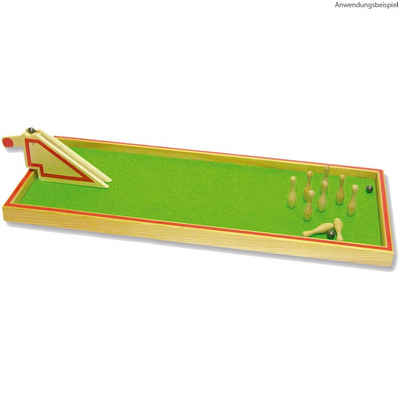 matches21 HOME & HOBBY Holzbaukasten Kegelbahn Bausatz Kinder ab 11 Jahren