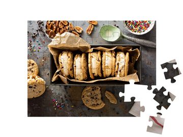 puzzleYOU Puzzle Eiscreme-Sandwiches mit Nüssen und Karamell, 48 Puzzleteile, puzzleYOU-Kollektionen Essen und Trinken