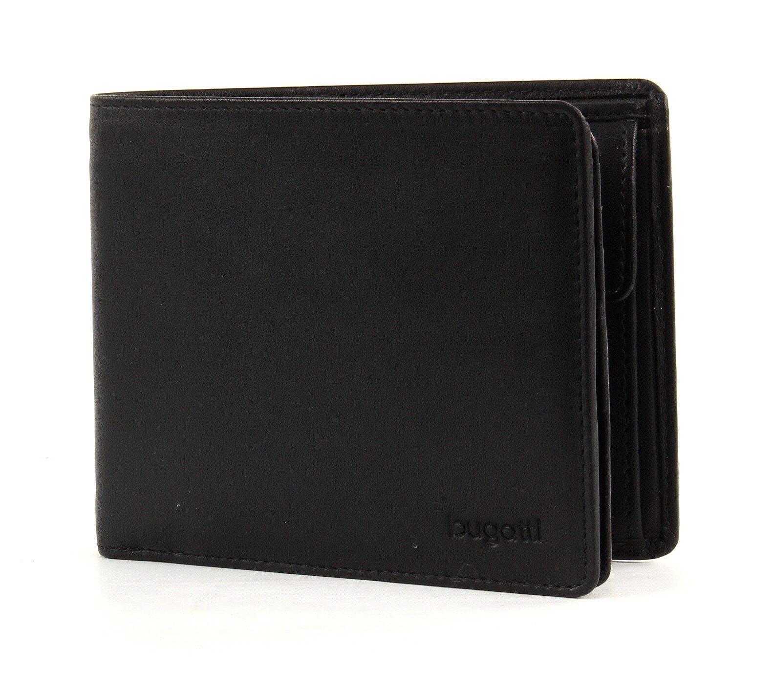bugatti Geldbörse Coin Wallet 10CC, aus echtem Leder mit RFID-Blocker Schutz