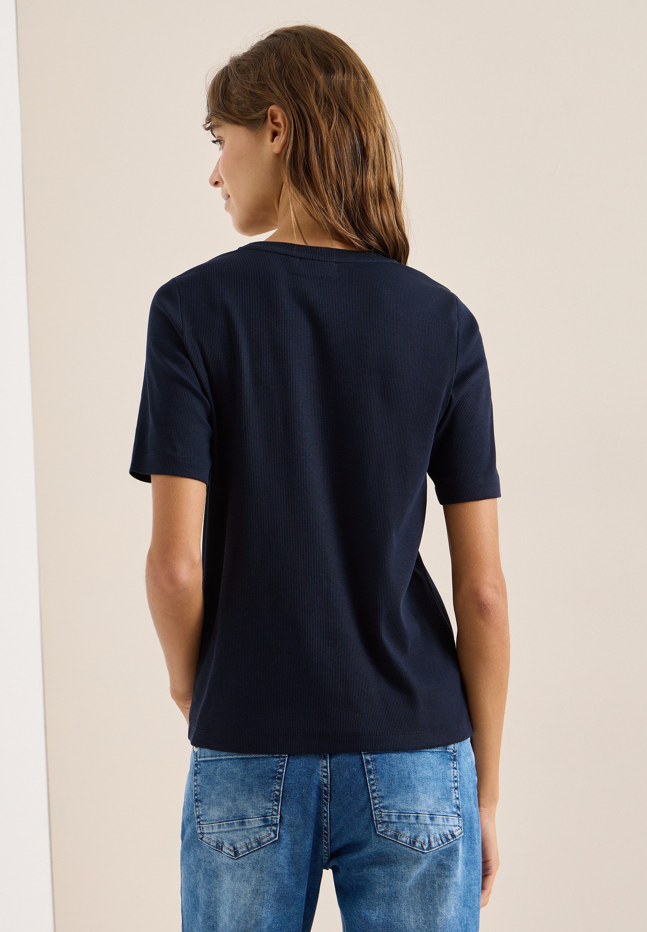 CECIL T-Shirt mit Rundhalsausschnitt