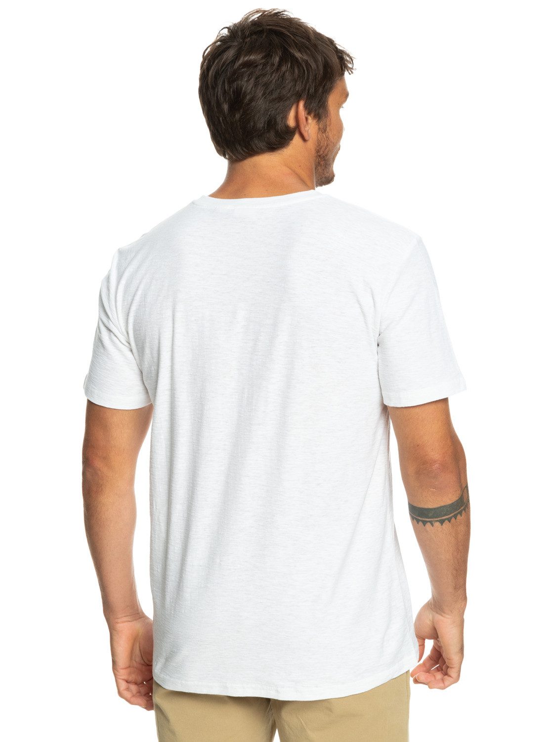 Quiksilver Slub T-Shirt Roundneck White