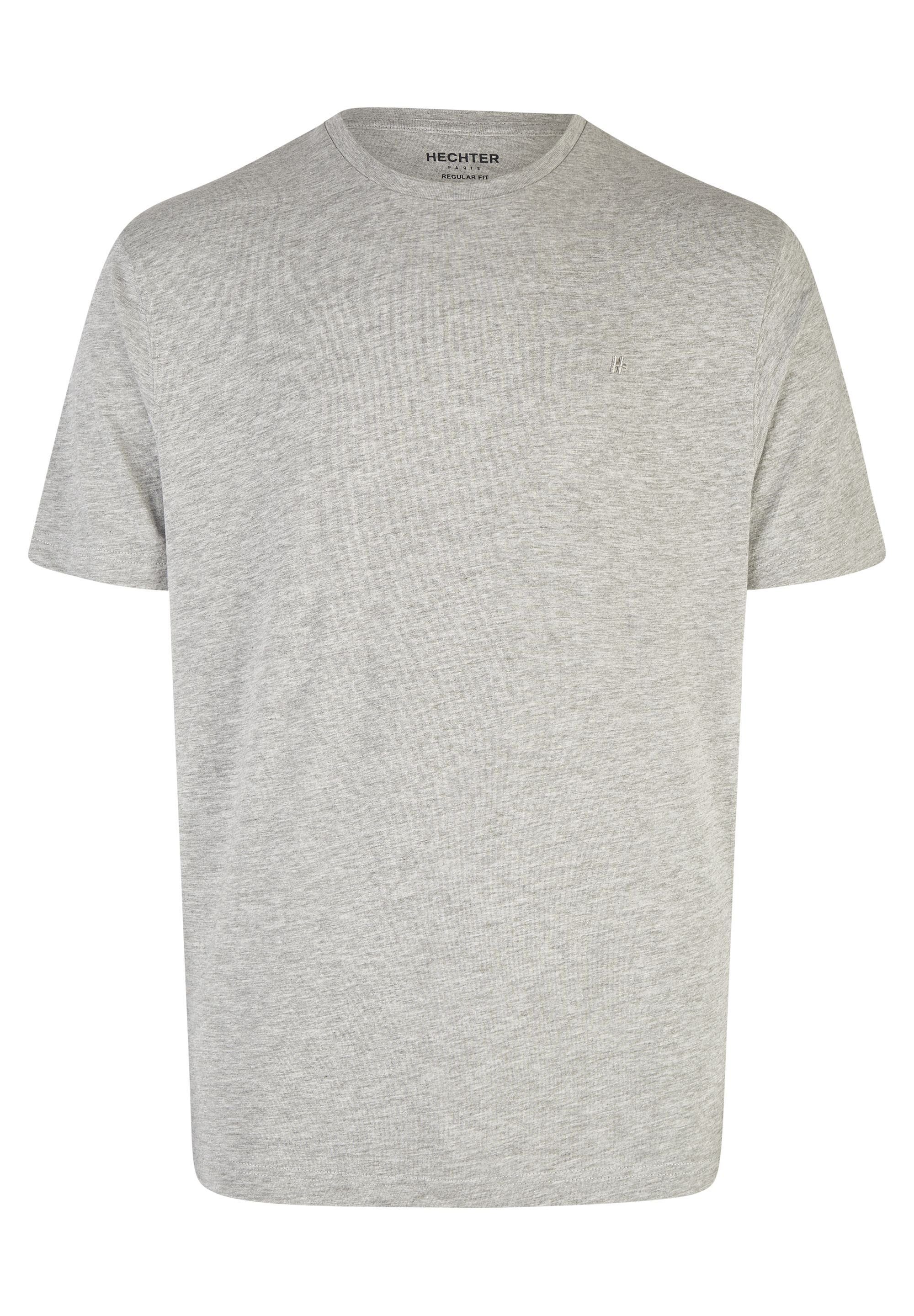 HECHTER PARIS T-Shirt (2-tlg) Cooles Melange-Muster, günstig online kaufen