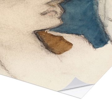 Posterlounge Wandfolie Helene Schjerfbeck, Jungfrau Maria - nach El Greco, Schlafzimmer Malerei