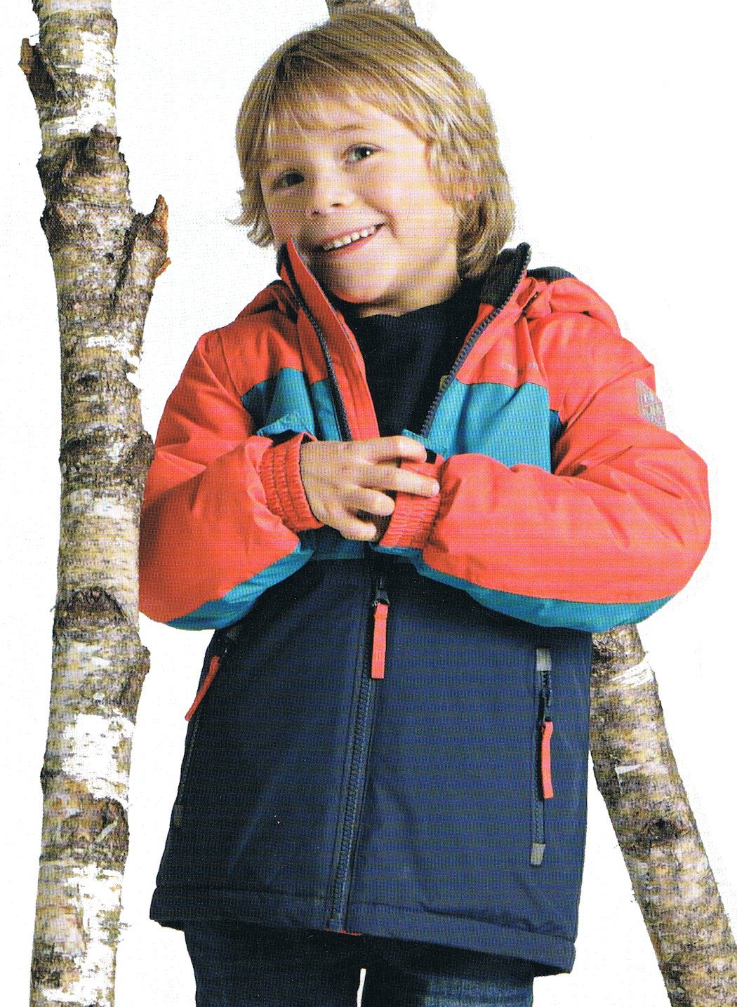 Outburst Funktionsjacke Outburst Jungen Winter Funktionsjacke Jacke orange türkis marine (kein Set)