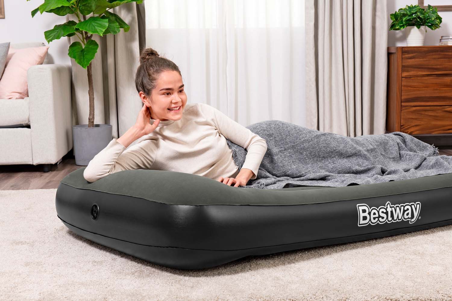 BESTWAY Luftbett Single 1 Person Luftmatratze günstig online kaufen