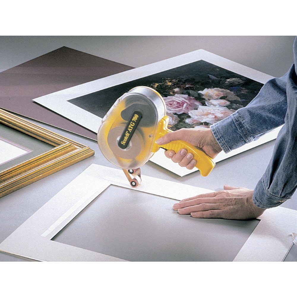 3M Klebeband 3M Packband-Abroller ATG 700 Gelb Rollenbreite (max): 19 mm Rollenlän (ATG 700)