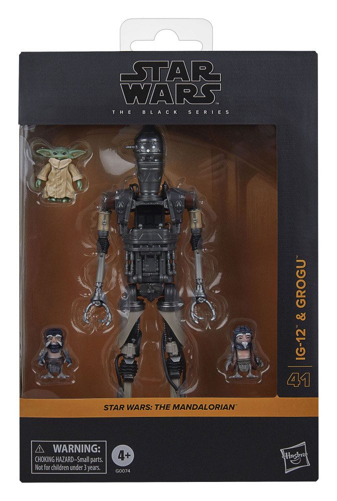 Hasbro Actionfigur Star Wars: The Mandalorian Black Series Actionfiguren 2er-Pack IG-12 &