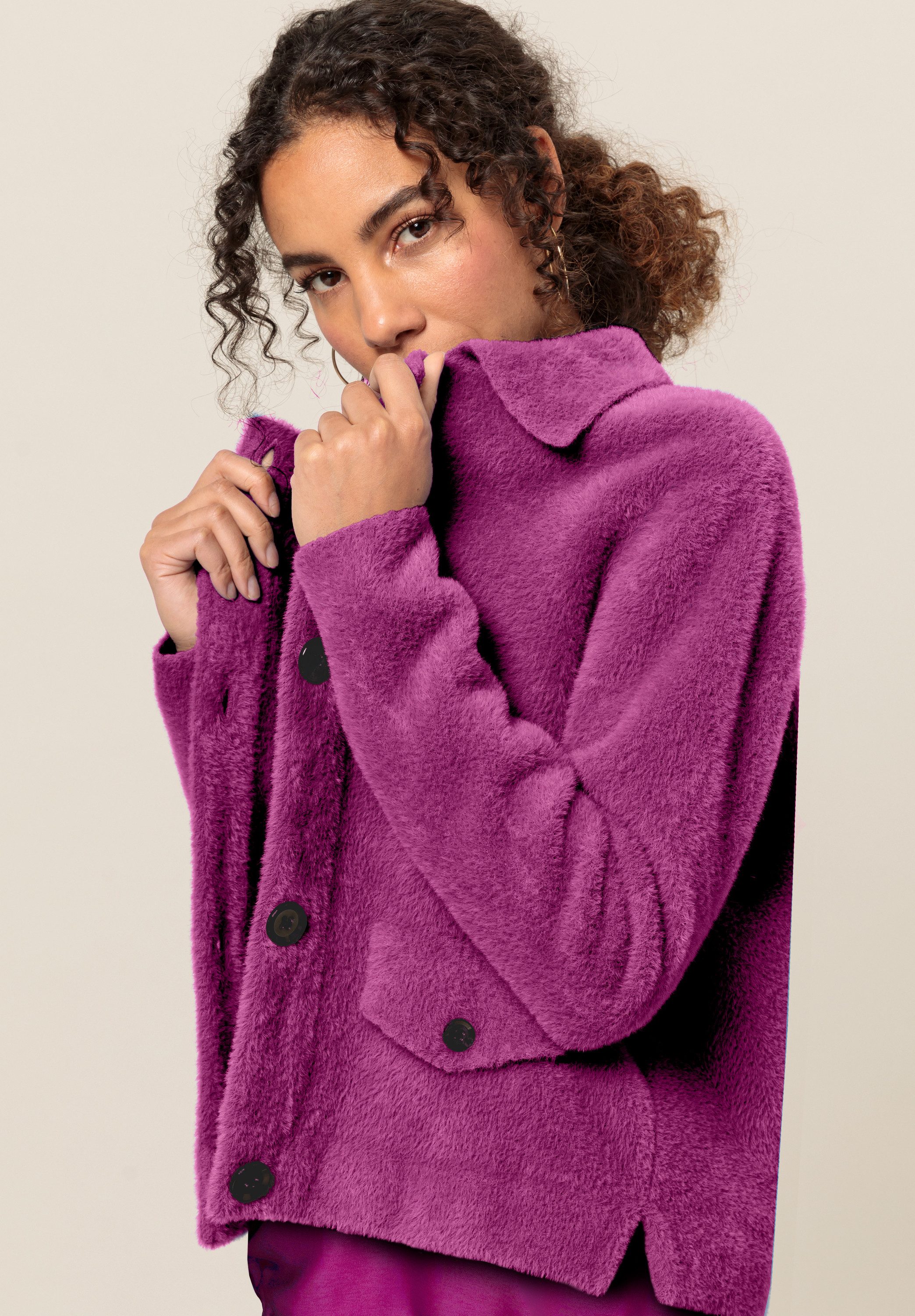 bianca Strickjacke BESS in cooler Trendfarbe günstig online kaufen