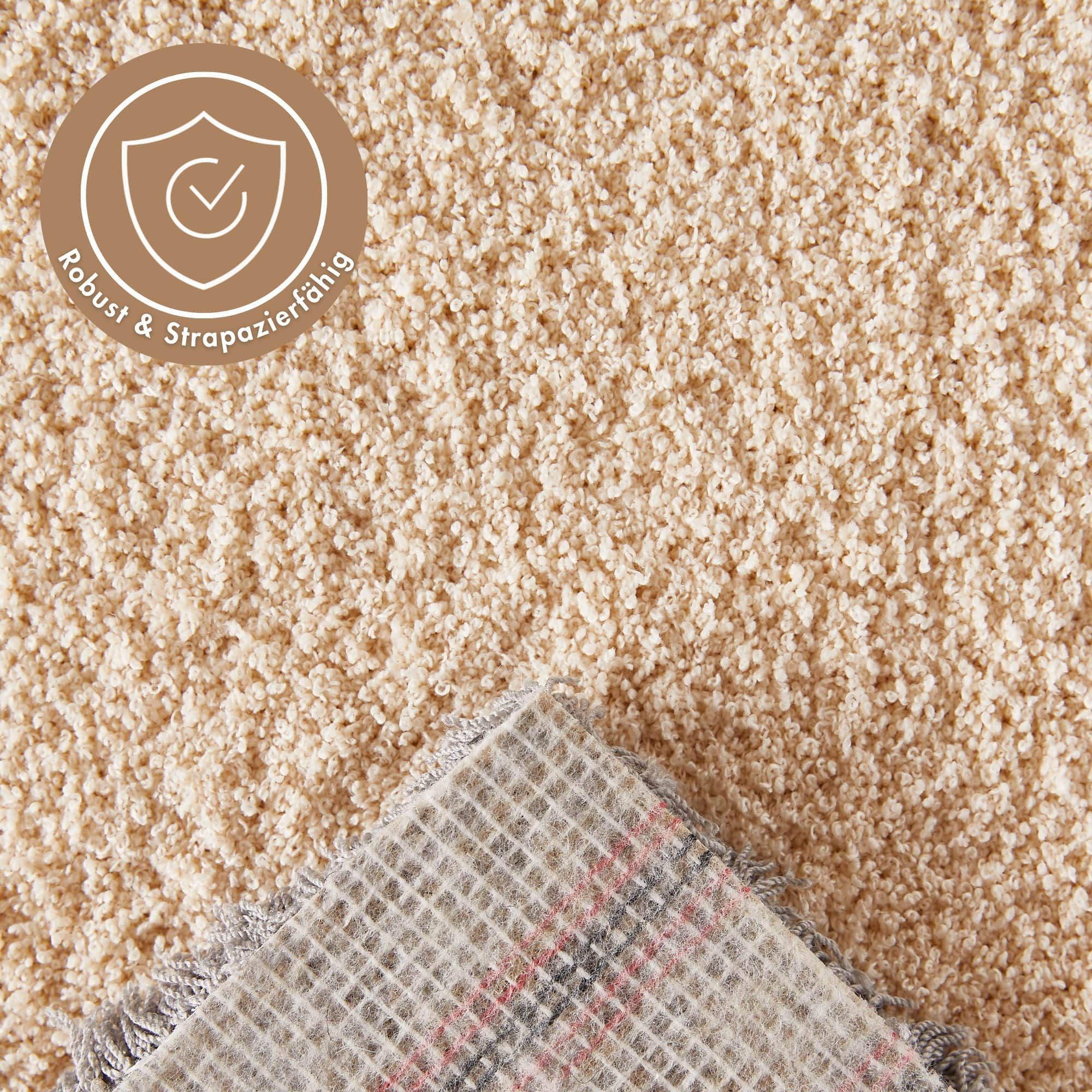 Andiamo Teppichboden Softness, Velours, Gesamthöhe 17 mm, Luxusklasse LC5, rechteckig, Uni Farben, Breite 400 cm, besonders weich, Wohnzimmer, Schlafzimmer