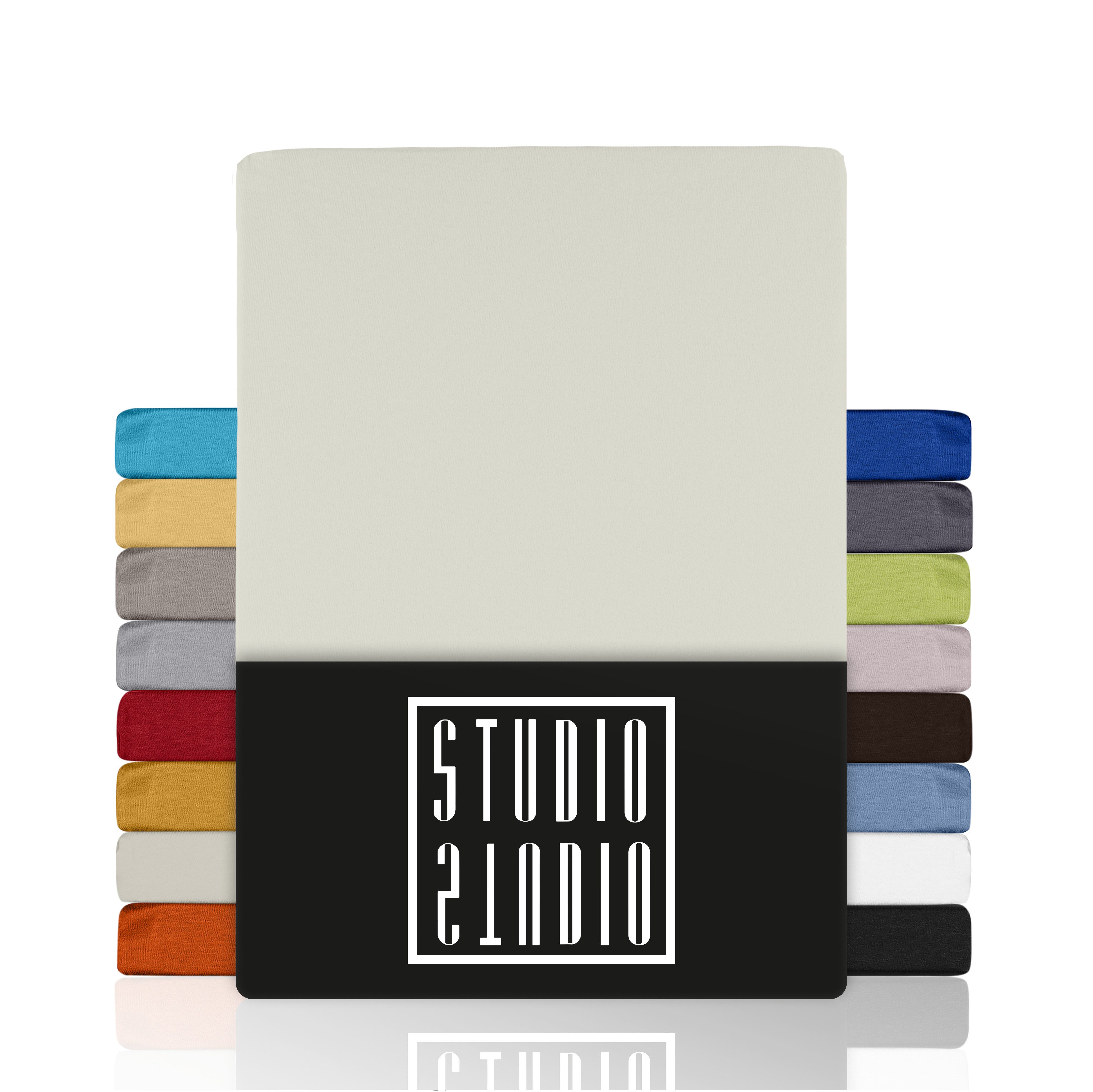 STUDIO Spannbettlaken Basic, viele Größen, 100% gekämmte Baumwolle, OEKO-TE günstig online kaufen