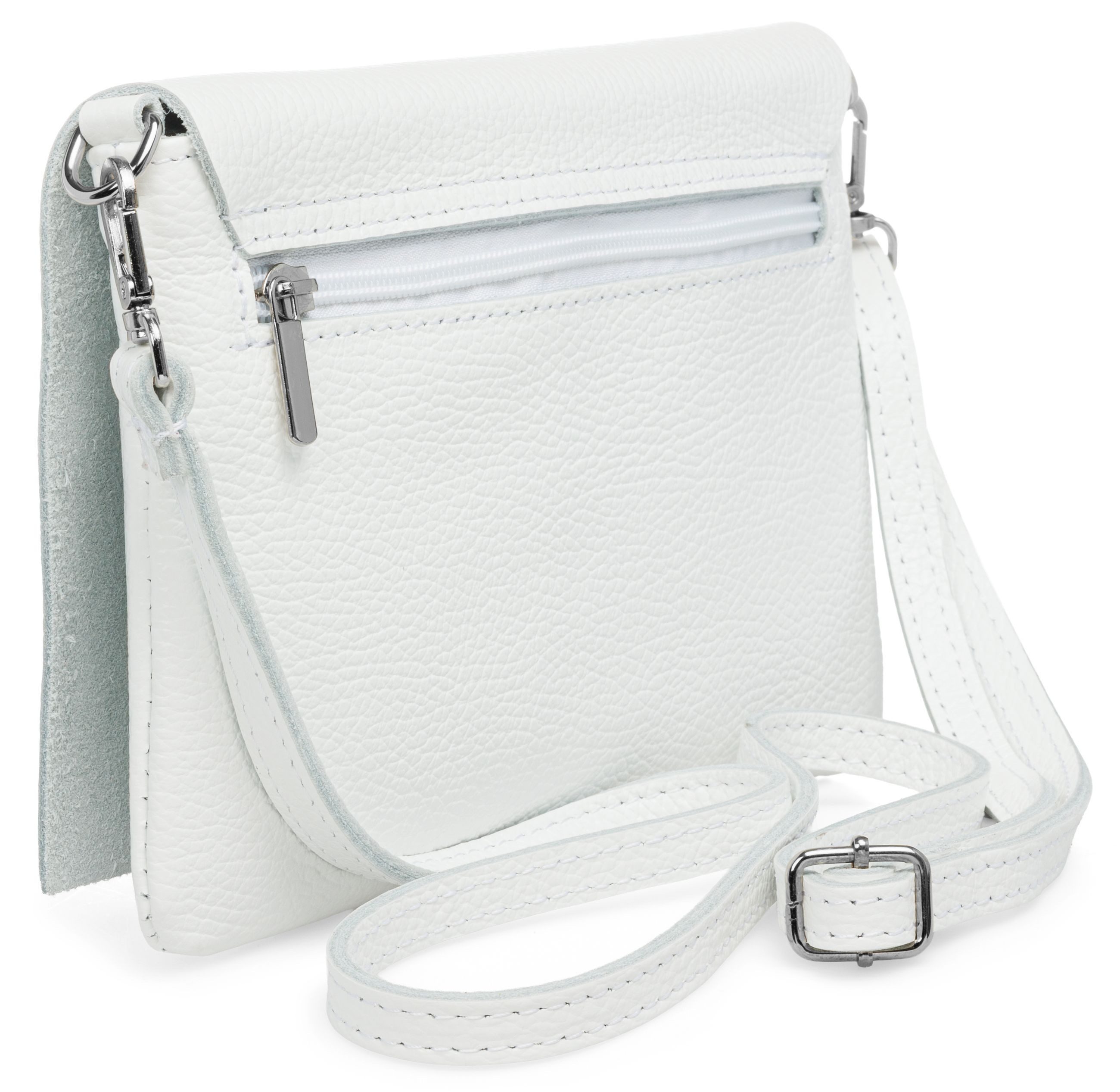 Caspar Clutch Abendtasche Stilvolle Damen Leder Tasche -CLASSIC LINE- Modell No.839, leicht, elegant & unempfindlich - 100% Echtleder - Handmade in Italy