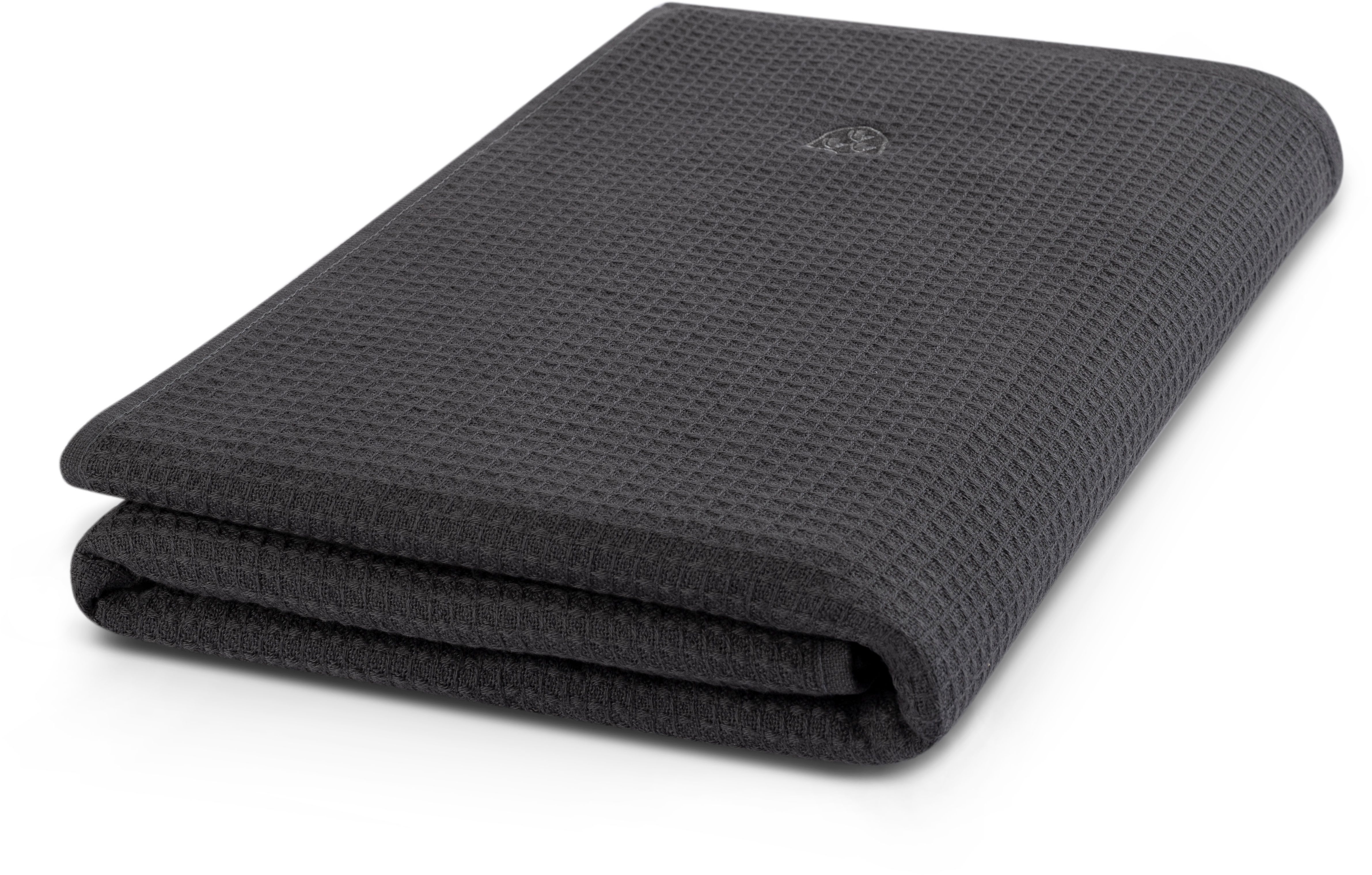 ROSS Duschtuch Waffelpique, Frottier (Packung, 1-St), 100% Baumwolle