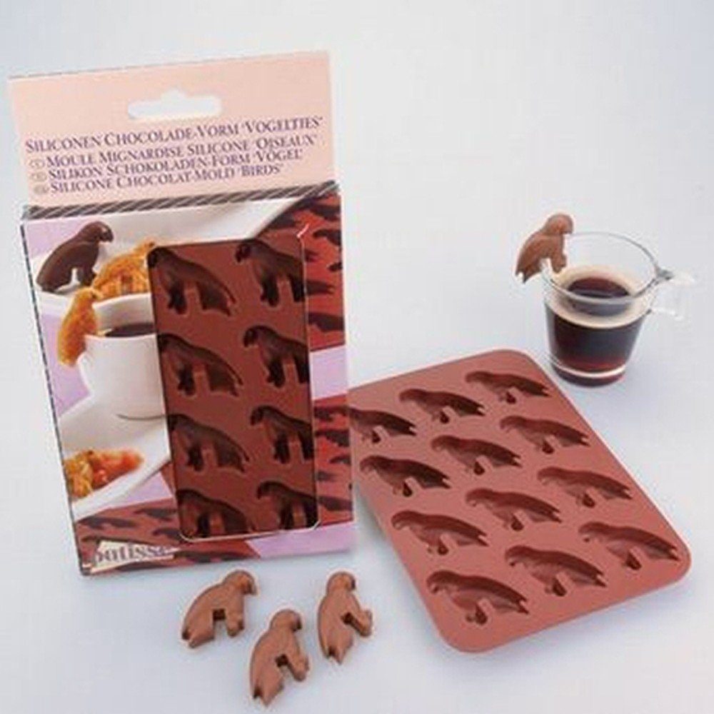 patisse Schokoladenform 19370, Silikonform, 17x12 cm, elastische Form zum Herstellen von Eiswürfeln, Schokolade und mehr