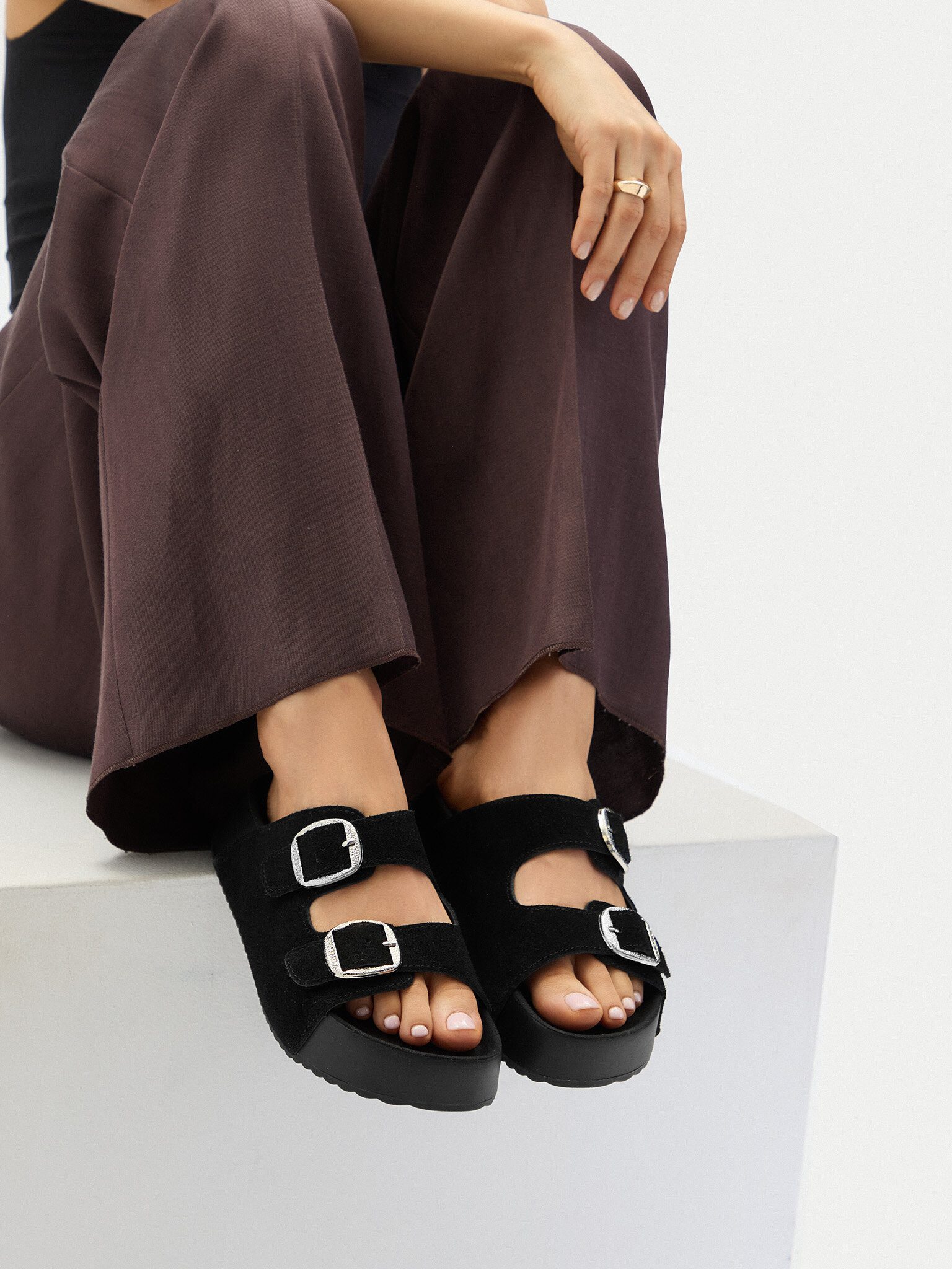 Badura Badura Damen Flip-Flops Schwarz Badura-C-ALIZA-YB25C55-1 Schwarz Badepantolette