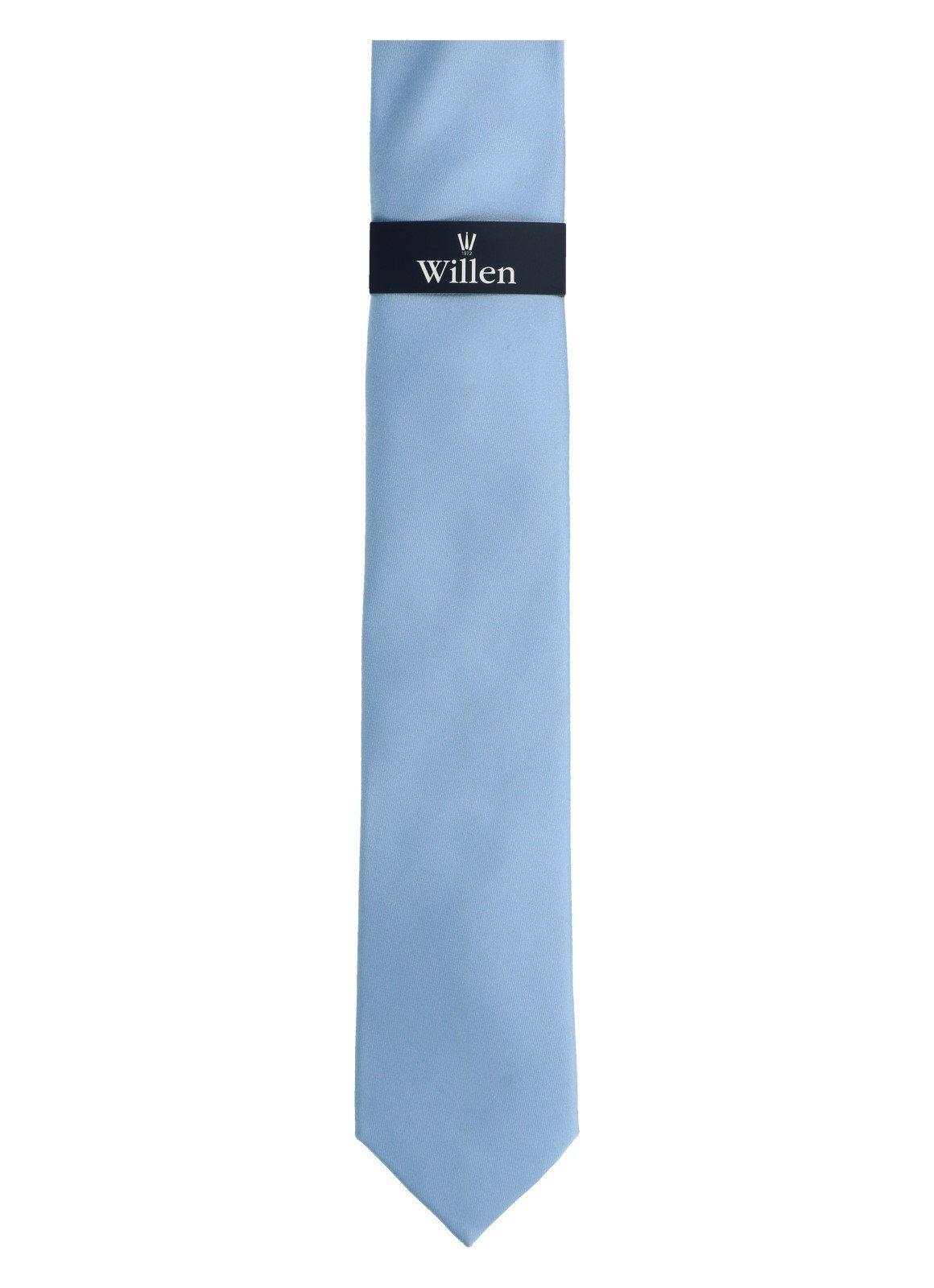 & Weste, WILLEN blau Hemd Krawatte/Fliege