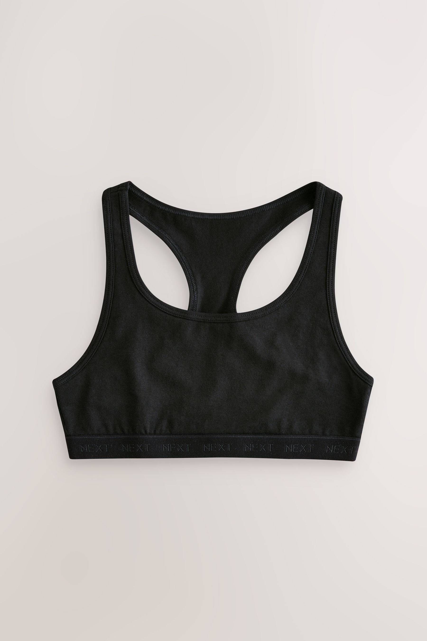 Next Crop-Top 3er-Pack Kurztops mit Ringerrücken (3-tlg) – Bild 5 von 5