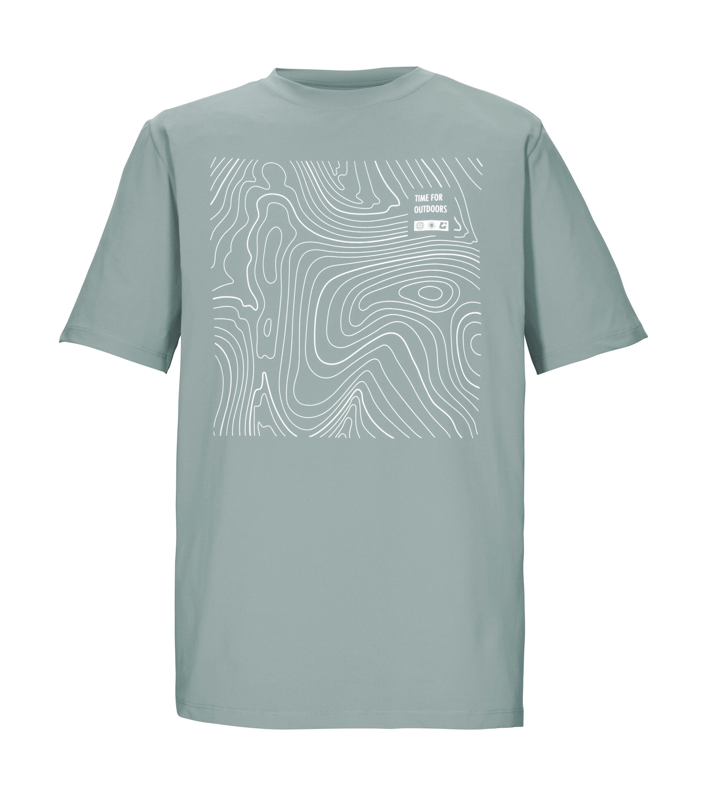 Killtec T-Shirt KOS 187 MN TSHRT Leichtes, atmungsaktives Herren T-Shirt mit Stretch und Print