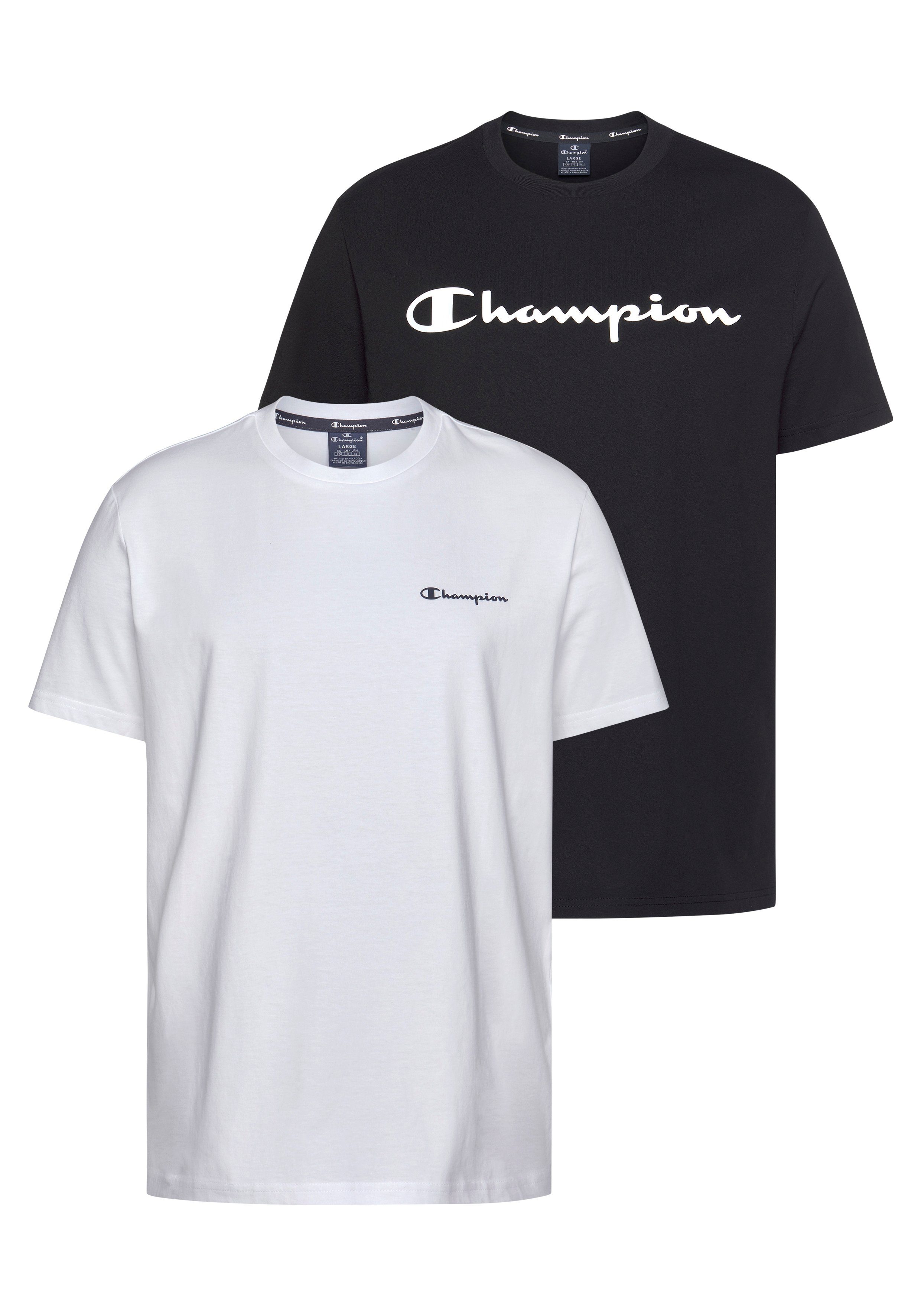 Champion T-Shirt (Packung, 2er-Pack)