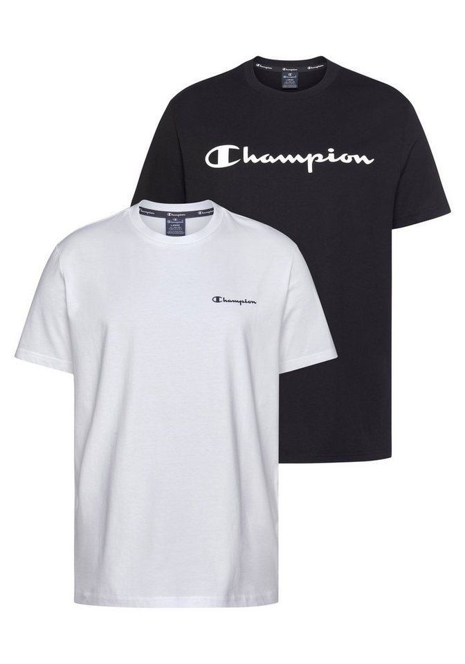 2er-Pack), 2er-Pack Champion Champion von T-Shirt T-Shirt (Packung,