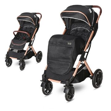 Lorelli Kinder-Buggy Kinderwagen Storm, Buggy, Fußabdeckung, PU-Räder, Sonnendach, verstellbar