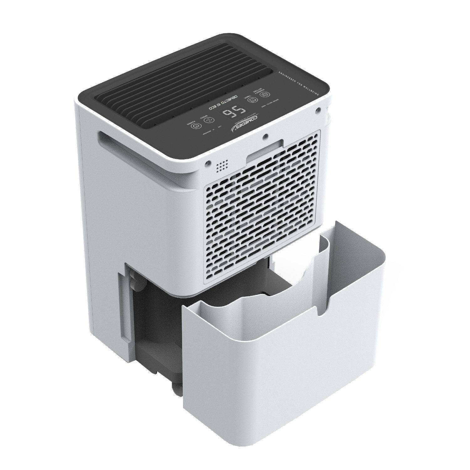 Comedes Luftentfeuchter Demecto 10 eco, für 92 m³ Räume, mit Schimmel-Stopp-Automatik