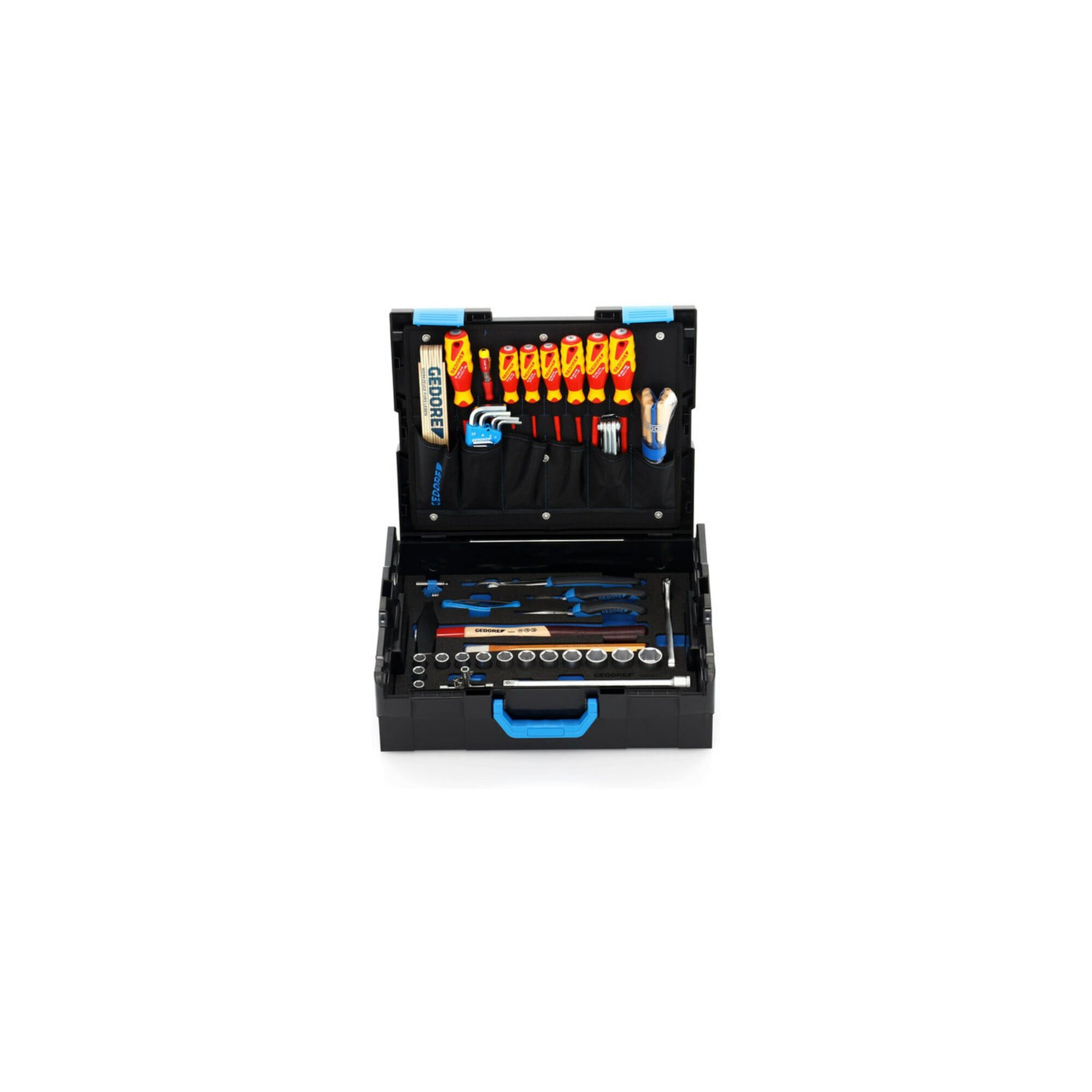 Gedore Werkzeugkoffer Gedore Werkzeugkoffer L-BOXX 136, Set 58-teilig, gefüllt, Werkzeug für