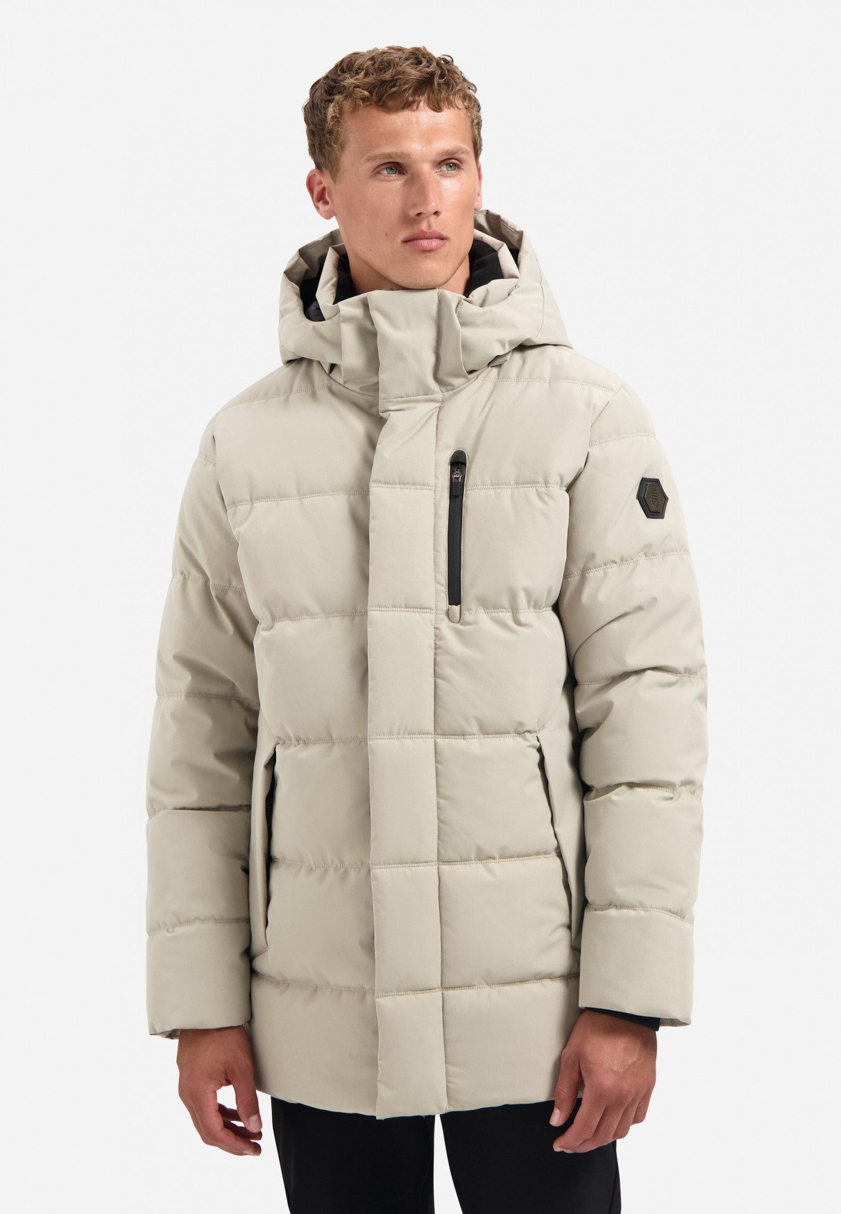 NO EXCESS Parka No Excess Langer Steppparka SCOTT Jacket