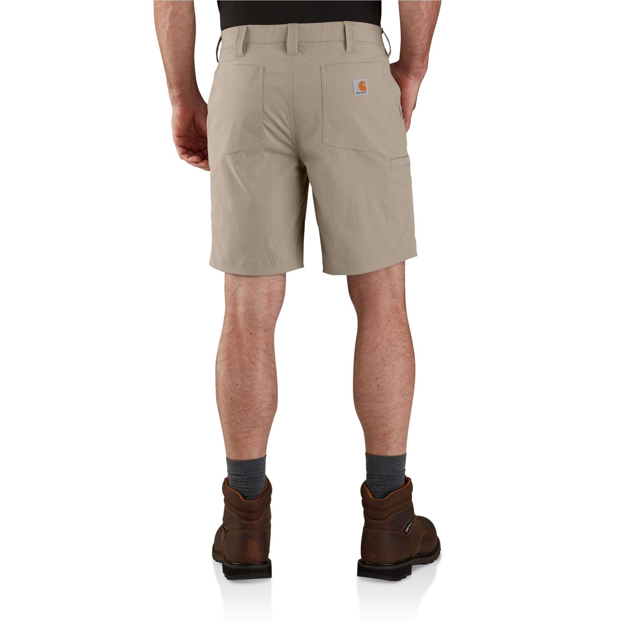 Carhartt Cargoshorts Force Lightweight Shorts Tan Stretch-Ripstop Work Gewebe Ripstop