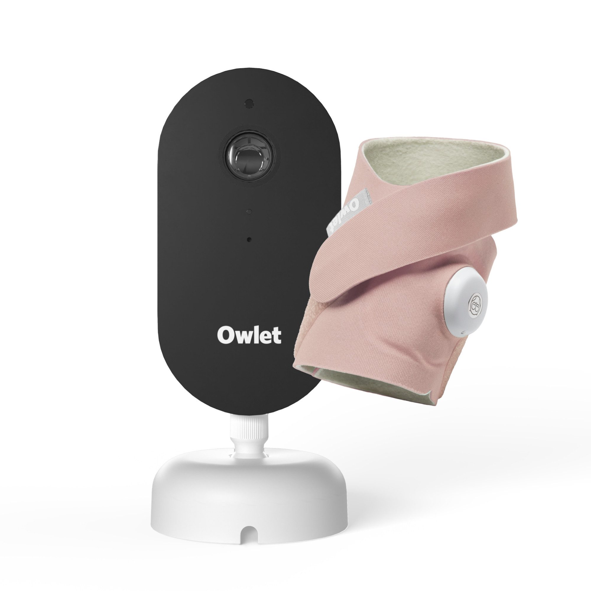 Owlet Baby Care DE Babyphone Videoüberwachung 2K-HD mit App & zertifiziertem Dream Sock® Sensor