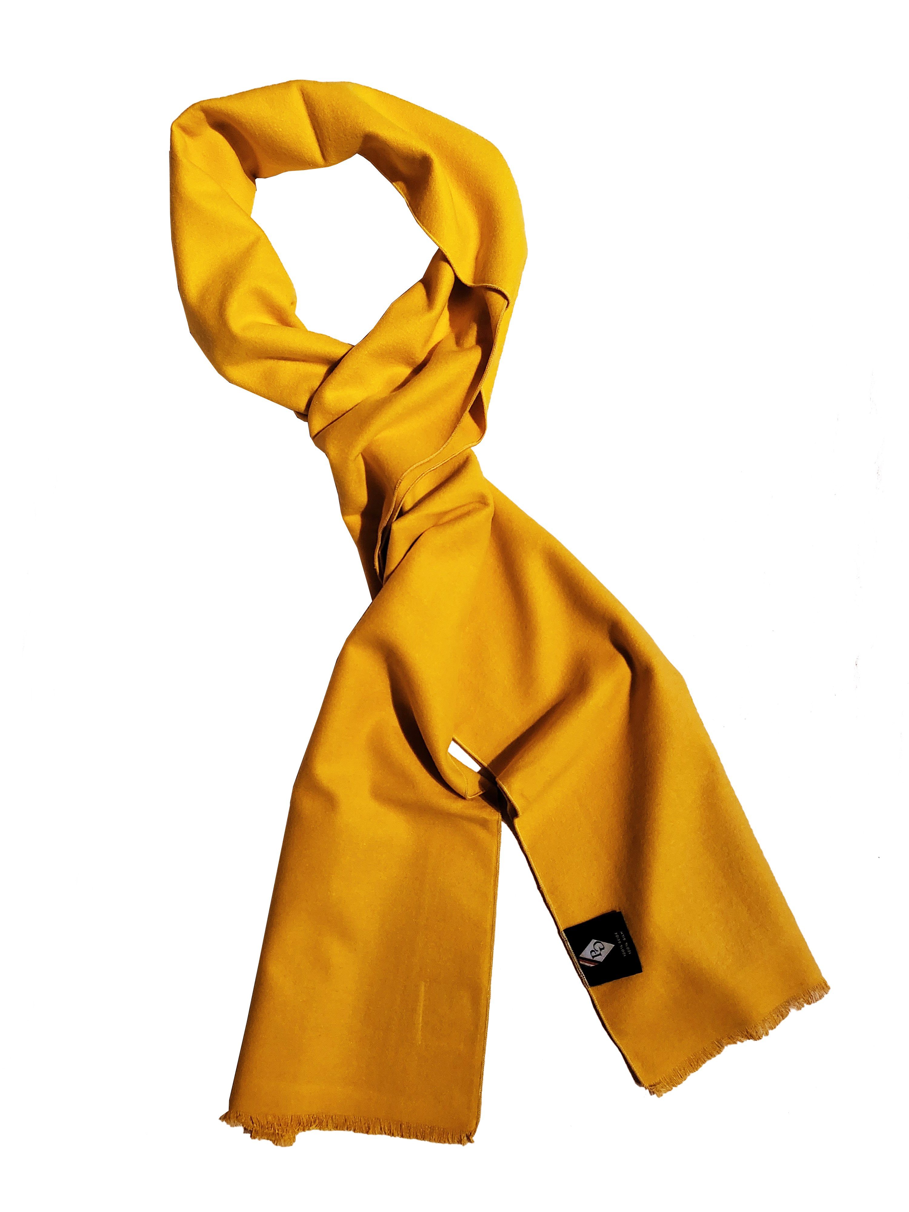 Posh Gear Seidenschal Seiden Schal Setaforte, aus 100% Seide gelb