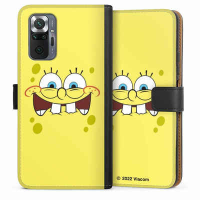 DeinDesign Handyhülle Spongebob Schwammkopf Offizielles Lizenzprodukt Kindheit, Xiaomi Redmi Note 10 Pro Hülle Handy Flip Case Wallet Cover