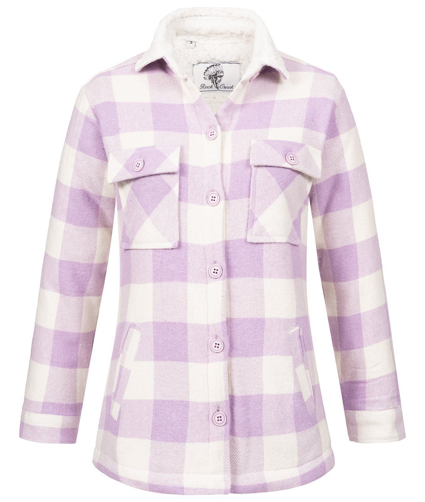 Rock Creek Winterjacke Damen Flanelljacke mit günstig online kaufen
