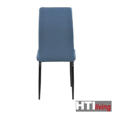 HTI-Living Esszimmerstuhl Esszimmerstuhl 4er Set Memphis Blau (Set, 4 St), Küchenstuhl