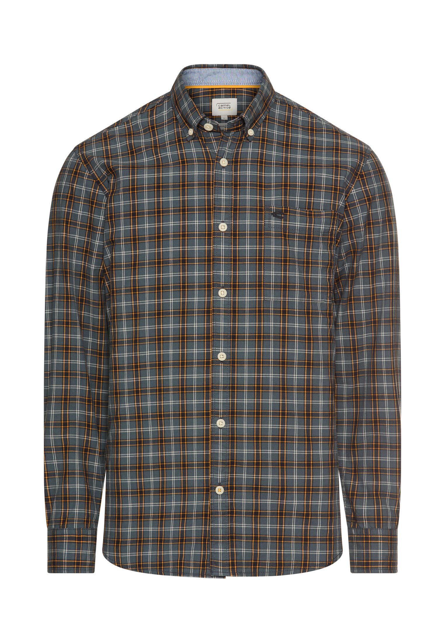 camel active Karohemd mit Logo Stickerei günstig online kaufen