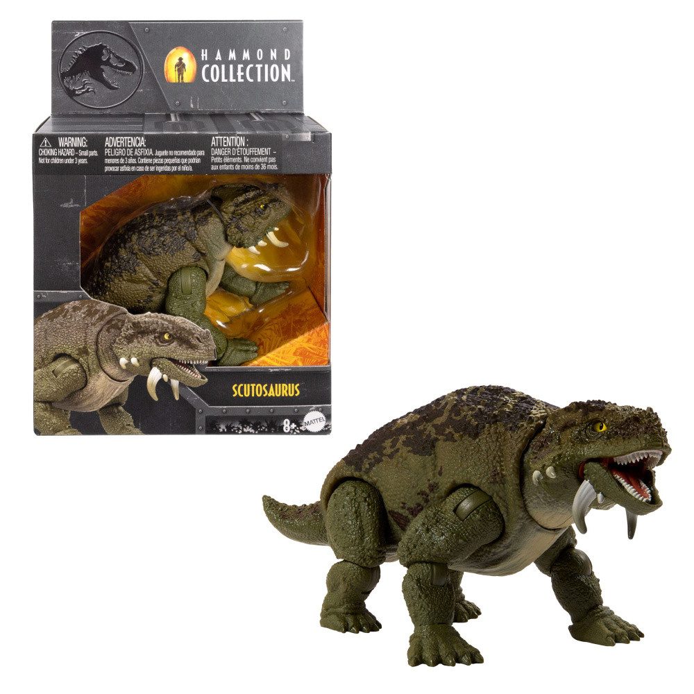 Mattel® Actionfigur Jurassic World Hammond Collection Actionfigur Scutosaurus
