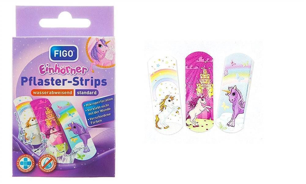 varivendo Wundpflaster Kinderpflaster Einhorn 40 Stück bunt (Stück, 40 St., Kinderpflaster), pflaster wundpflaster pflasterverband Kinderpflaster