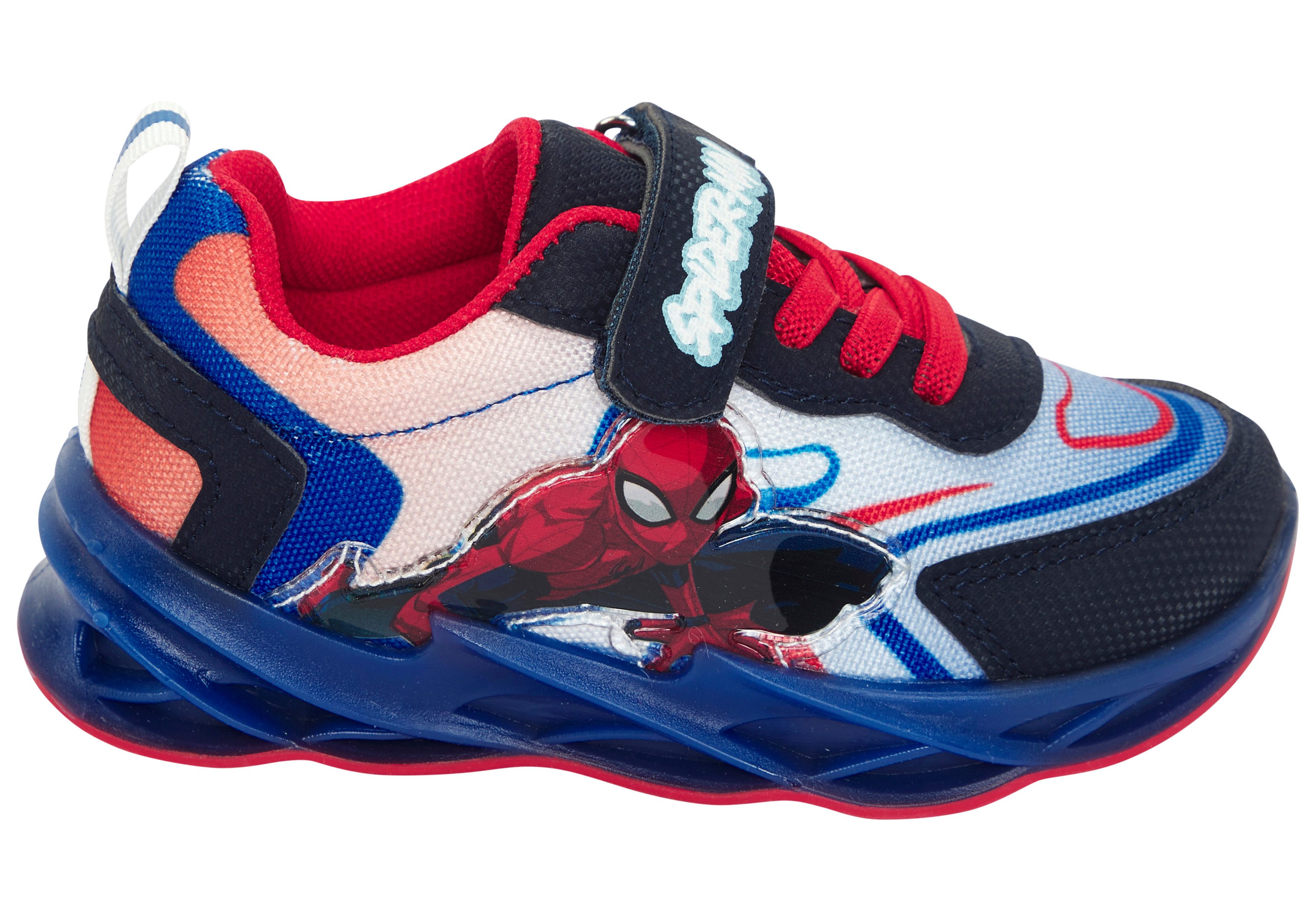 Disney SPIDERMAN Sneaker mit cooler Blinkfunktion