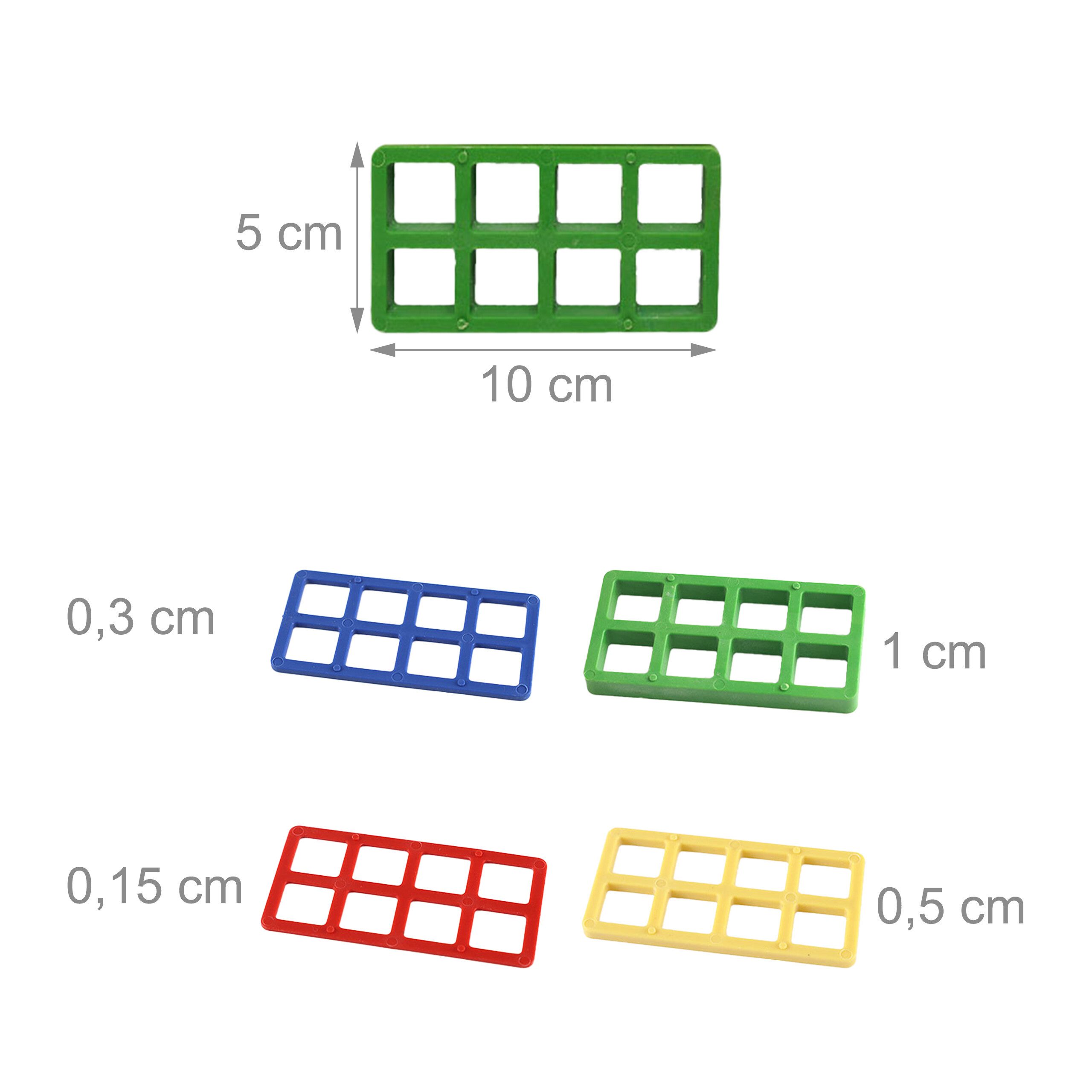 relaxdays Abstandshalter Kunststoff 120er Set