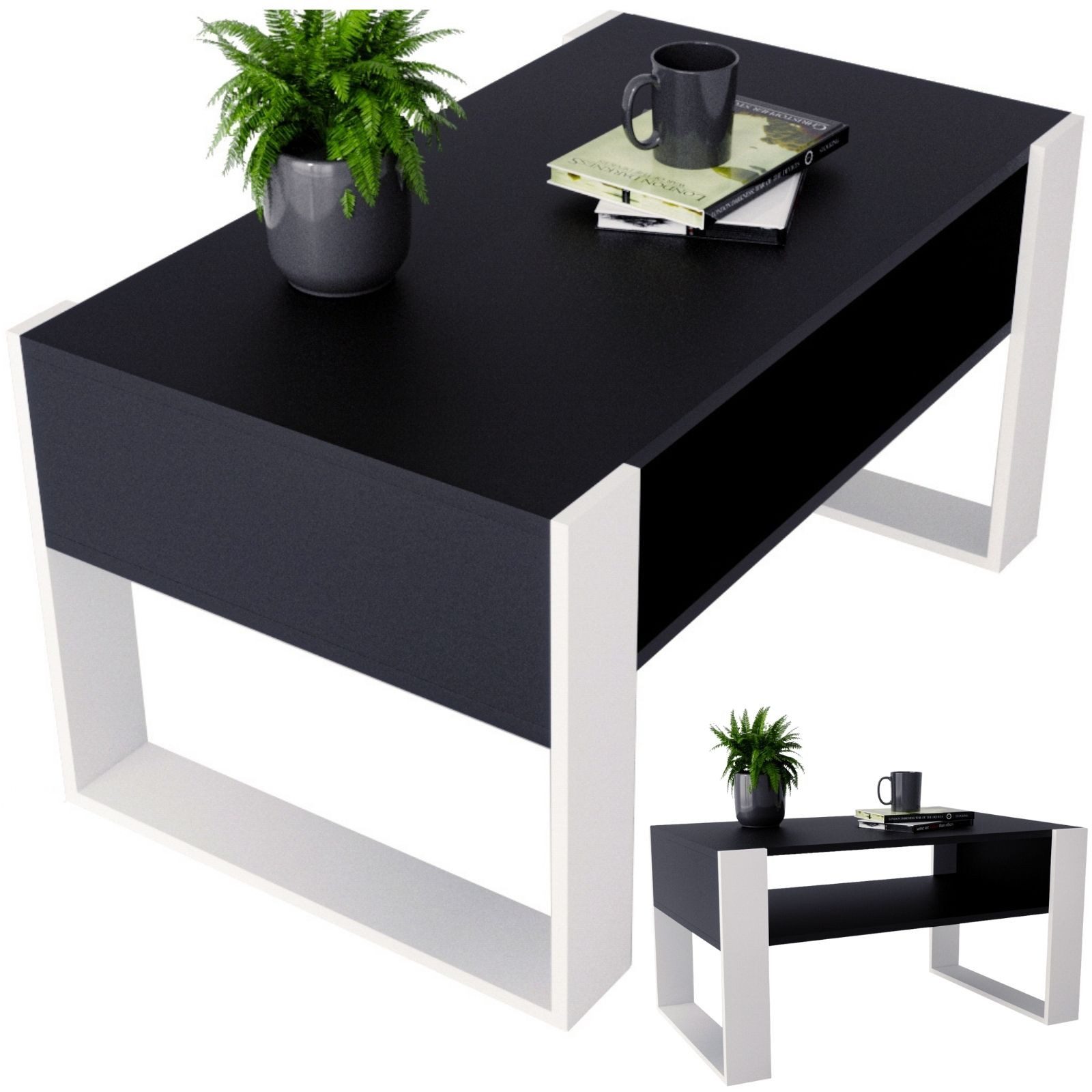 CraftPAK Couchtisch Wohnzimmer Tisch für Couch günstig online kaufen