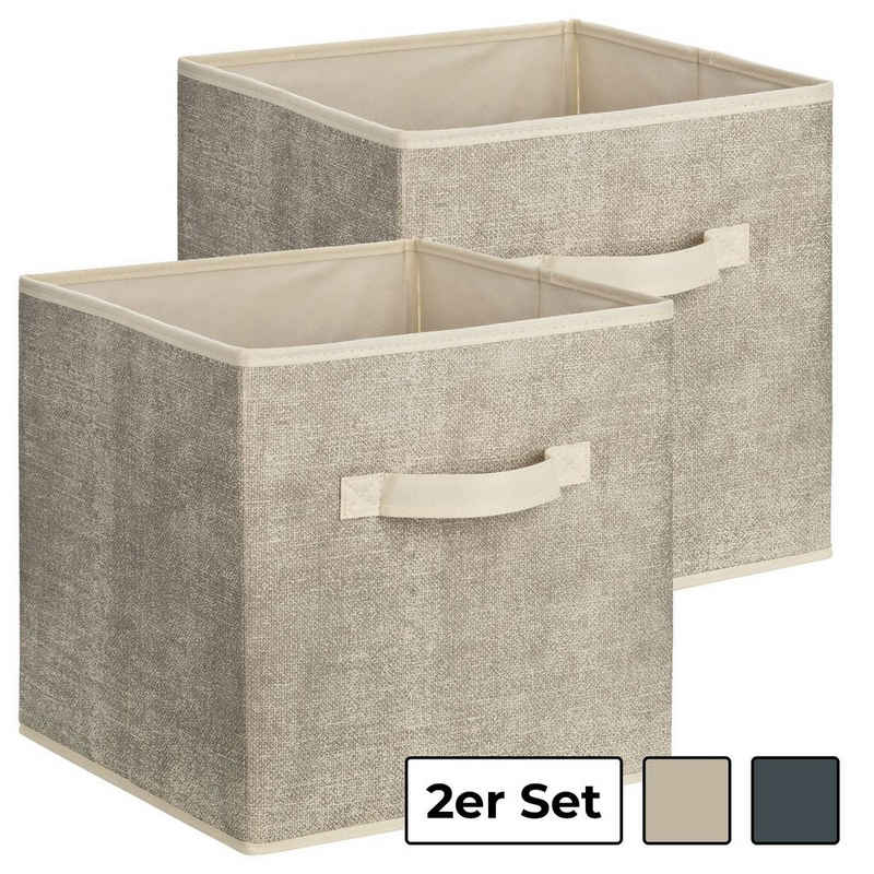 shelfmade Aufbewahrungsbox »Aufbewahrungsbox aus Stoff, quadratisch, 30 x 30 x 30 cm«