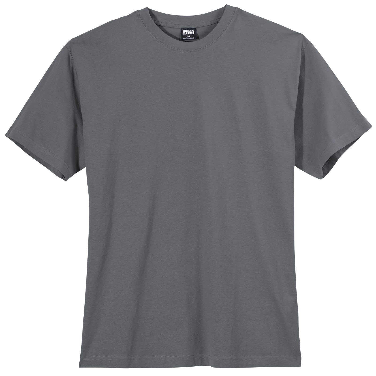 Tall Size T-Shirt Rundhalsshirt Classics Classics Plus Urban Herren Größen Tee Große Urban grau