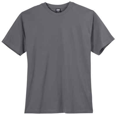 Urban Classics Plus Size Rundhalsshirt Große Größen Herren T-Shirt grau Tall Tee Urban Classics